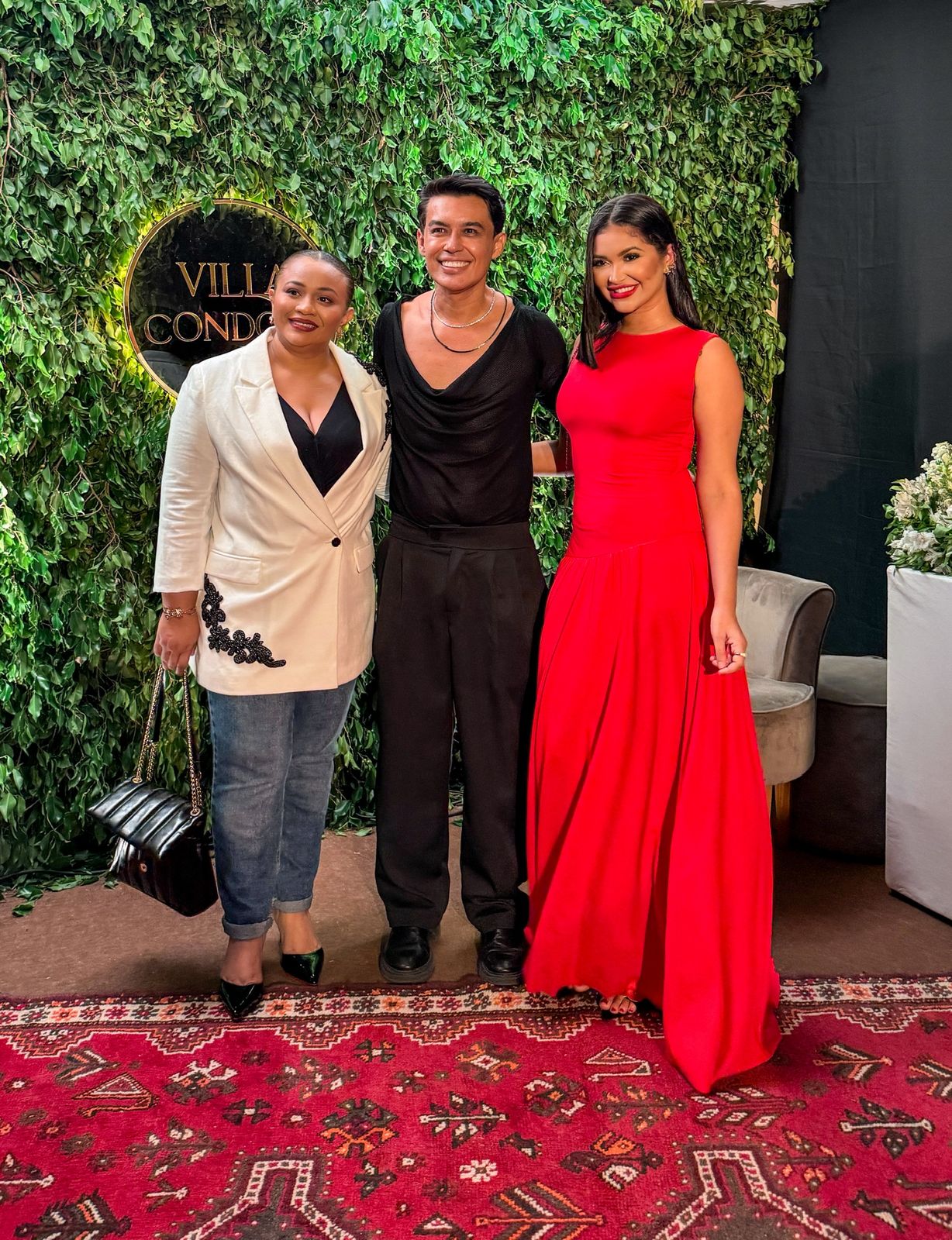 Nathalia em evento na Villa Condor